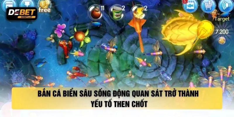 Bắn cá biển sâu sống động quan sát trở thành yếu tố then chốt