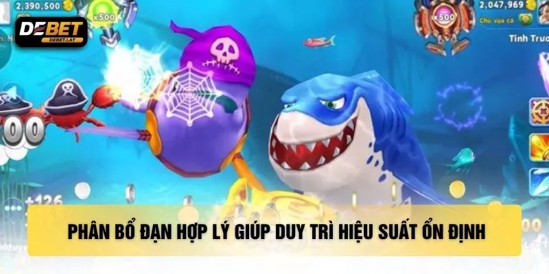 Phân bổ đạn hợp lý giúp duy trì hiệu suất ổn định